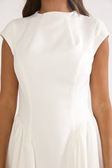 Lynnie Cap Sleeve Maxi Dress Cream