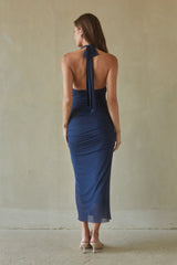 Enya Mesh Midi Dress