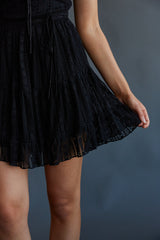 Ivy Lace Bustier Babydoll Mini Dress