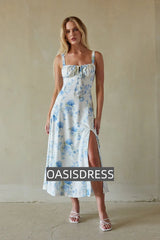 Angelina Sweetheart Floral Midi Dress