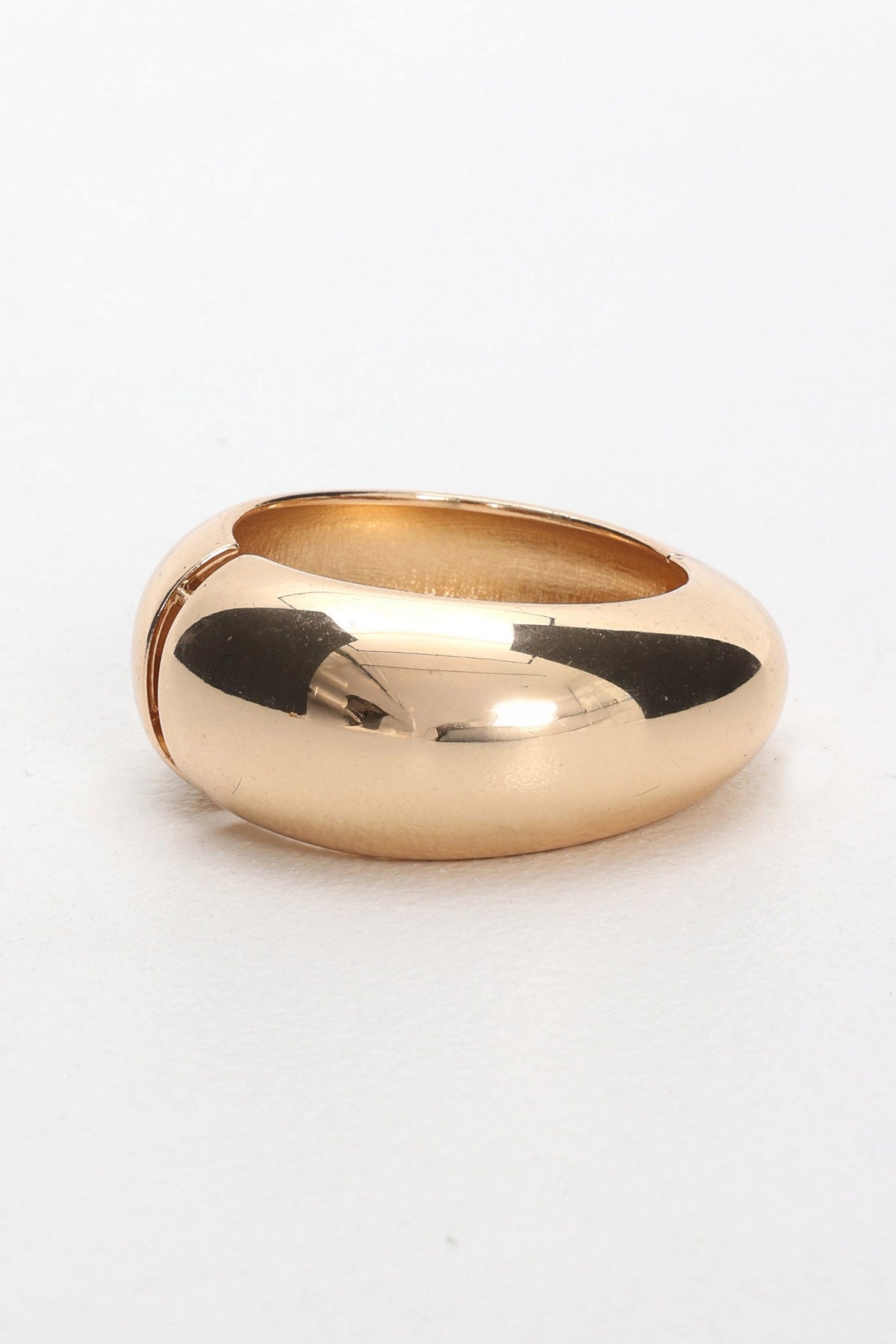 Blessed Rounded Chunk Bangle Gold