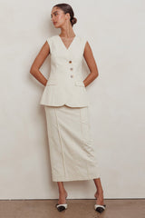 Sweet Treat Sleeveless Top Oat